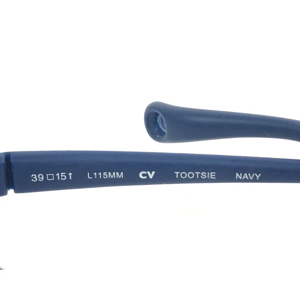 Dilli Dalli Kids Eyeglasses Frame TOOTSIE NAVY Blue Rubberized 39-15-115